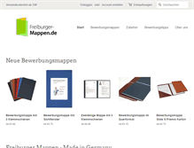 Tablet Screenshot of freiburger-mappen.de